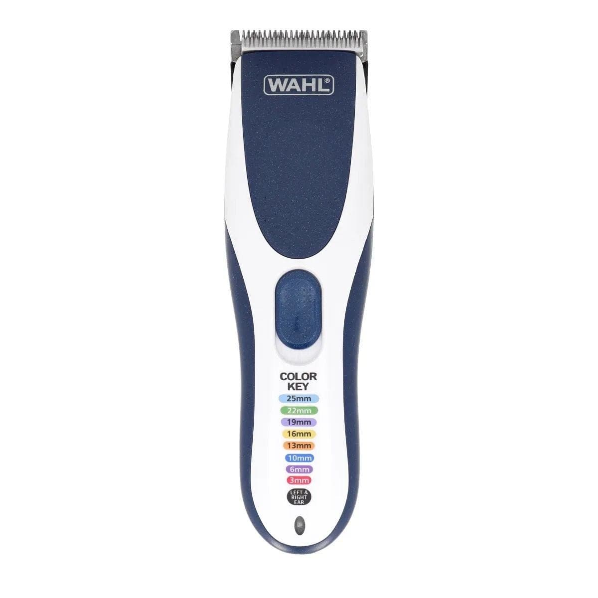 Wahl Color Pro Rechargeable Wet and Dry Hair Clipper, White Blue - 3029380