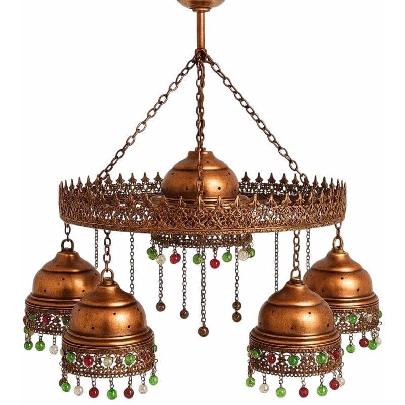 Classic Ceiling Chandelier - Copper