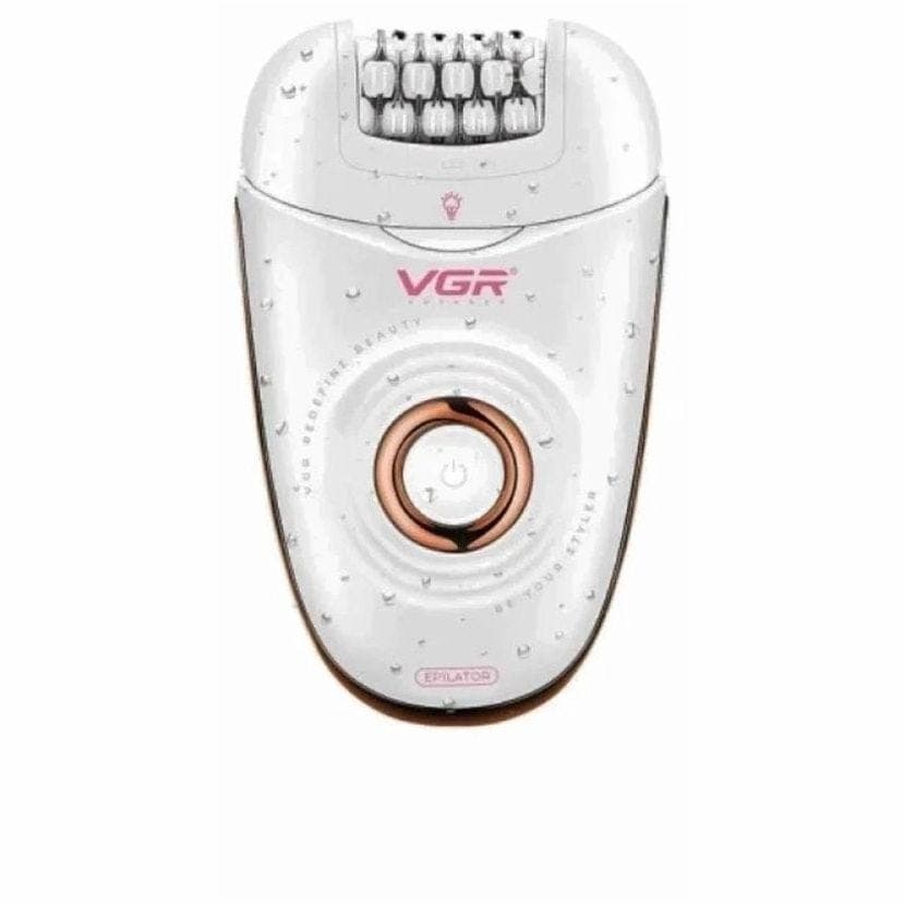 VGR Professional 3 In 1 Rechargeable Wet and Dry Epilator, White - V-739