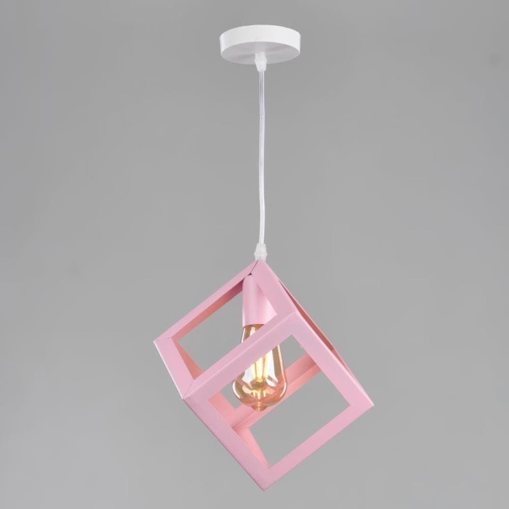 Pink Cube Pendant Mp1019