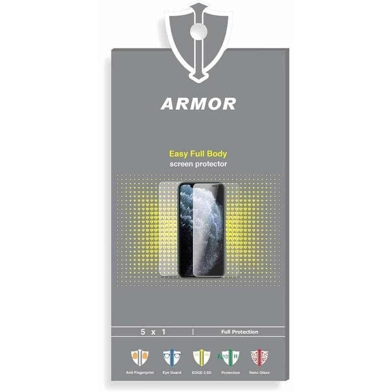 Armor 5 In 1 Easy Full Body Matte Nano Screen Protector For Samsung Galaxy S24 - Transparent