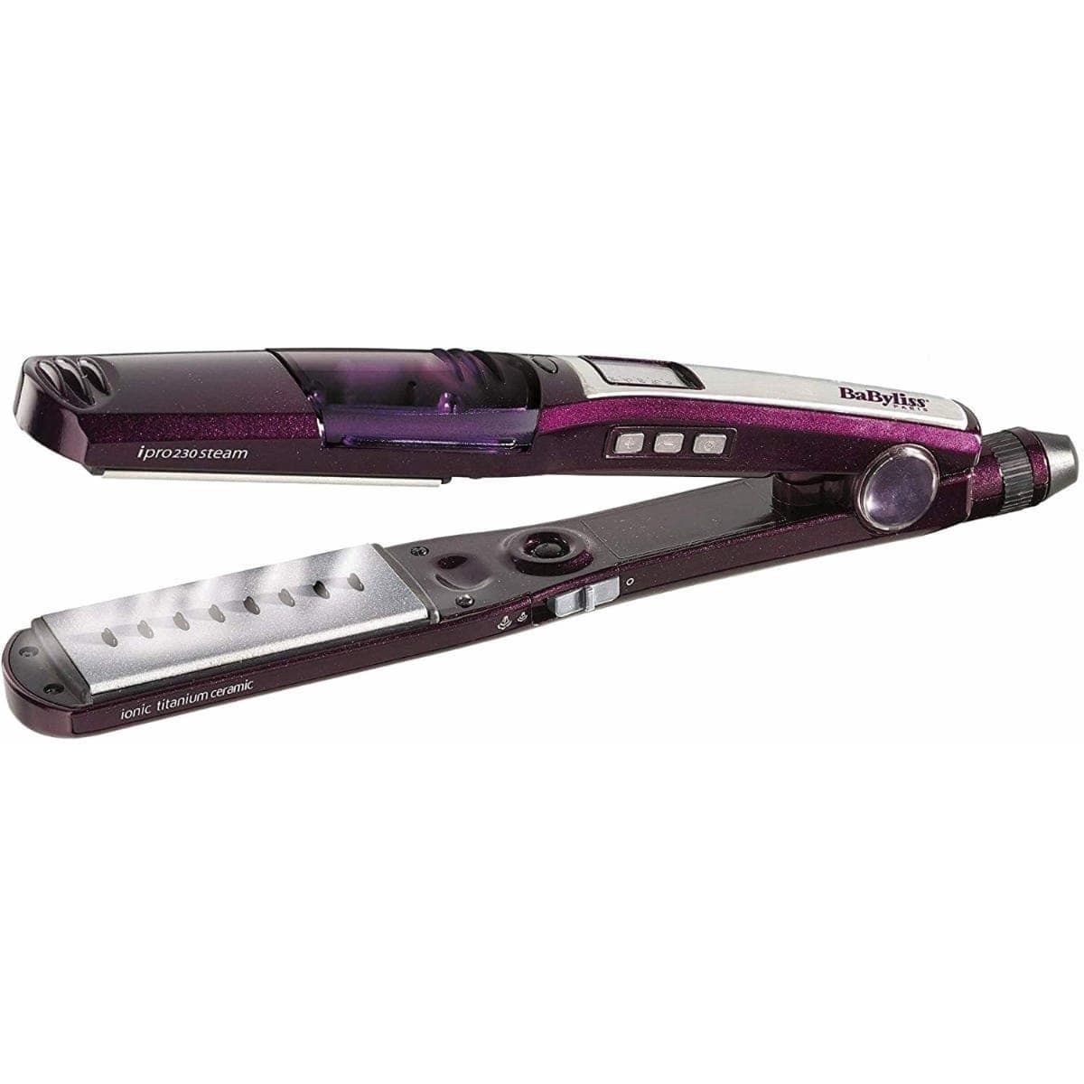 Babyliss Paris IPro 230 Hair Straightener, Purple - ST395E