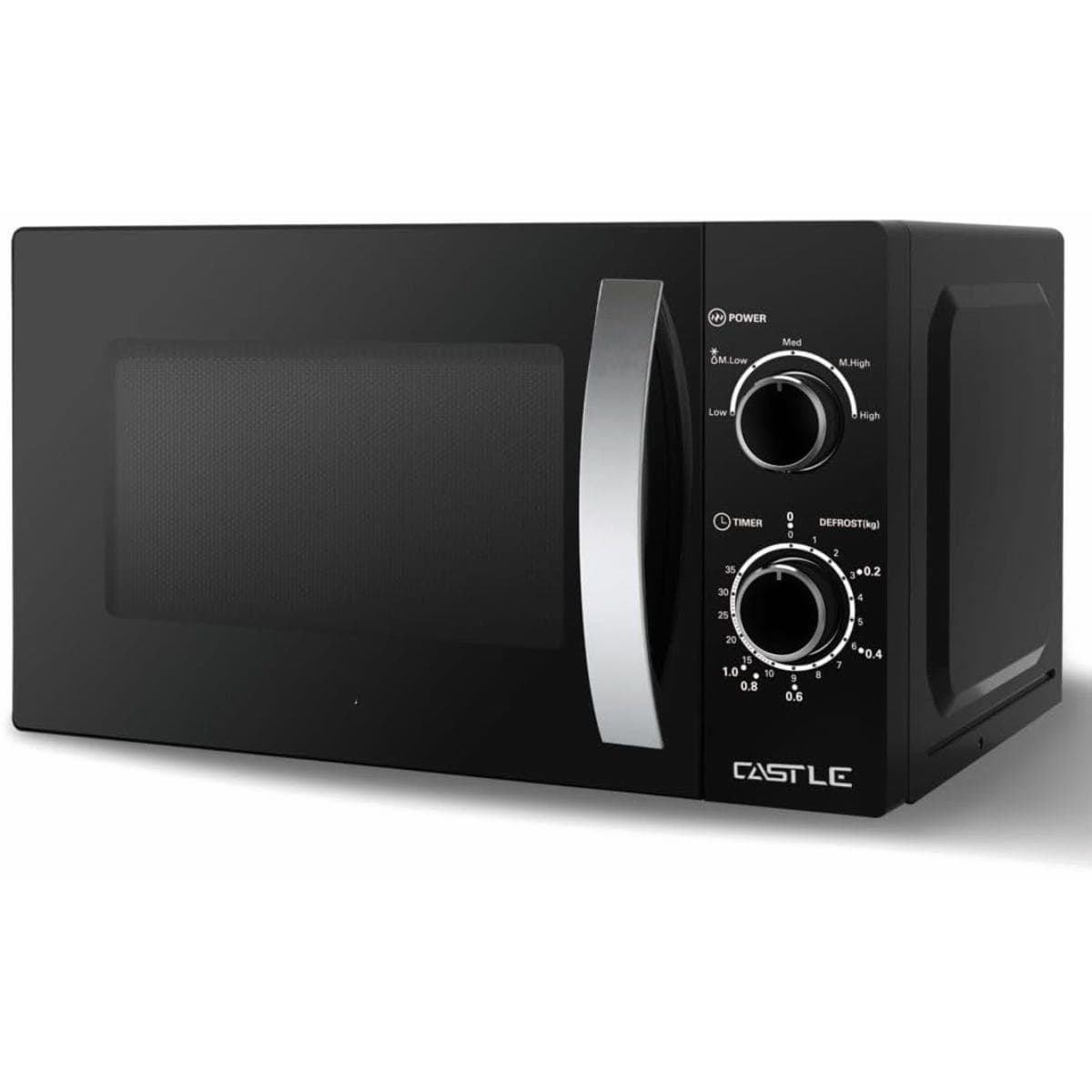 Castle Solo Microwave, 20 Liter, 700 Watt, Black - Mw7020