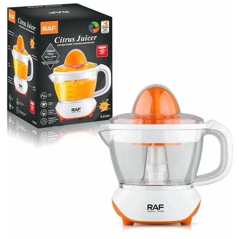 RAF Citrus Press, 700 ml, 25 Watt, White Orange - R.615