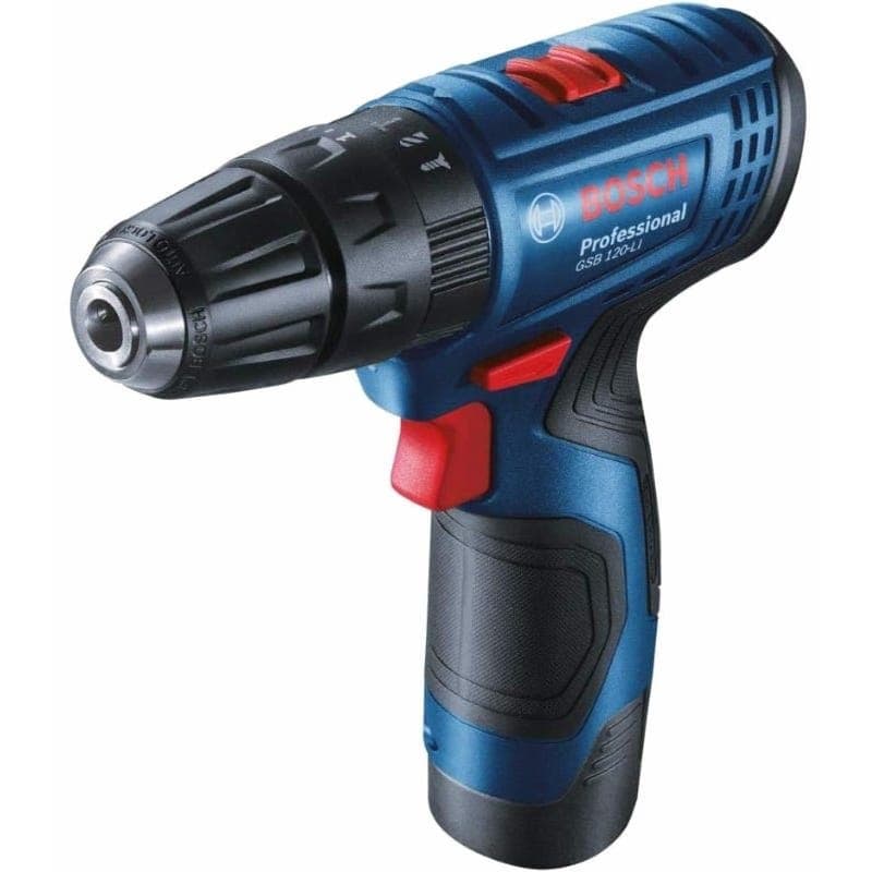 BOSCH Professional Cordless Combi Drill, Blue Black - GSB 120