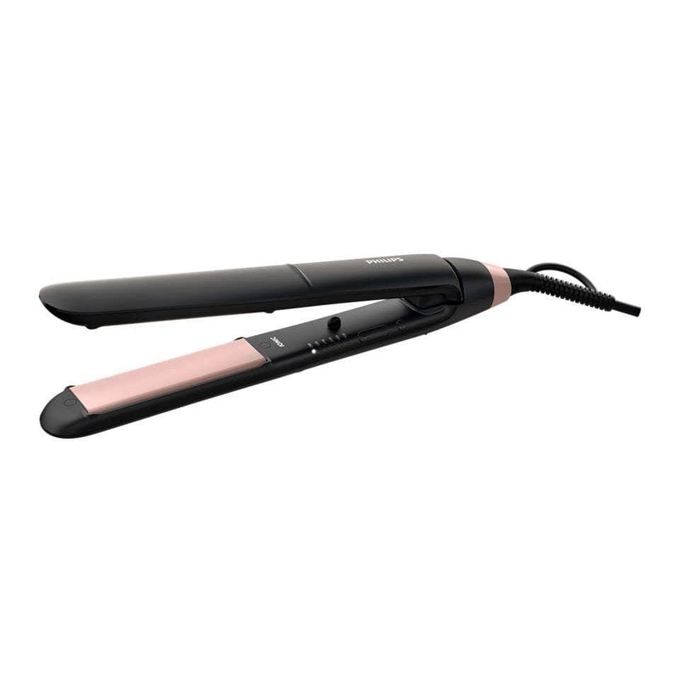 Philips StraightCare Essential Hair Straightener, Black - BHS378