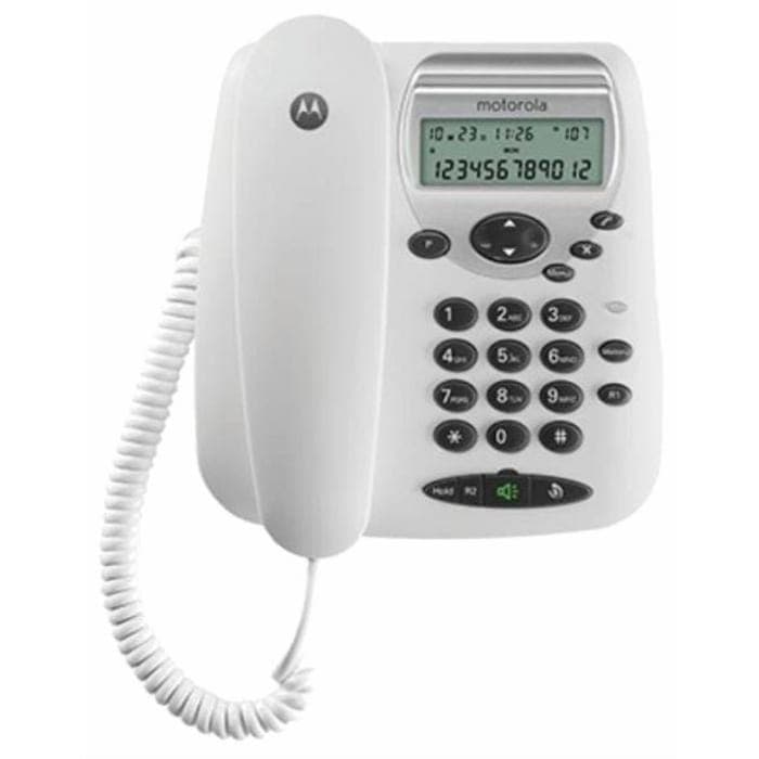 Motorola CT2 Corded Landline With Display & Caller ID - White
