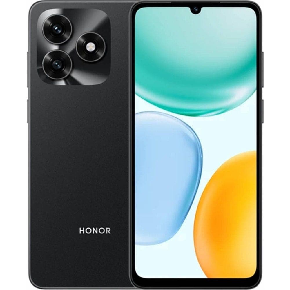 Honor X5c Plus Dual SIM, 128GB, 4GB RAM, 4G LTE - Midnight Black
