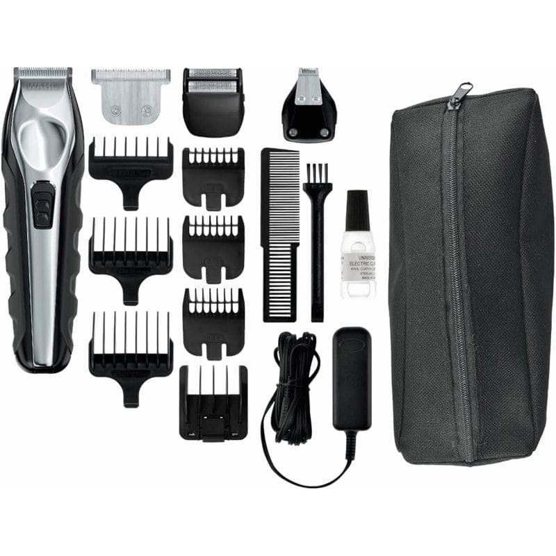 Wahl Rechargeable Grooming Kit, Black Silver - 09888-1227