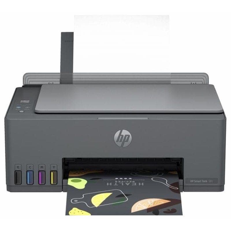HP Smart Tank 581 All-in-One Inkjet Printer, Black- 4A8D4A