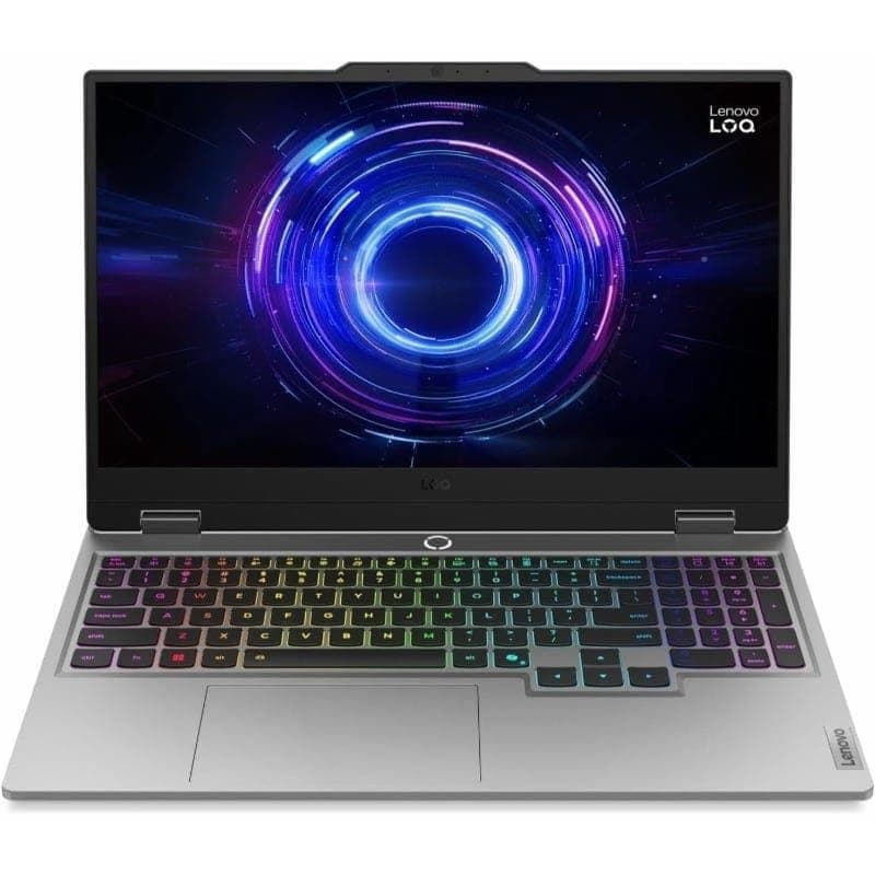Lenovo LOQ 15IRX10 Gaming Laptop, Intel Core i7-14700HX Processor, 15.6 Inch FHD Display, 512 GB SSD, 16 GB RAM DDR5, NVIDIA GeForce RTX 5060 8 GB Graphics, DOS, Luna Grey - 83JE00WVED