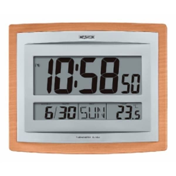 Casio Digital Table Clock, Grey - ID-15SA-5DF