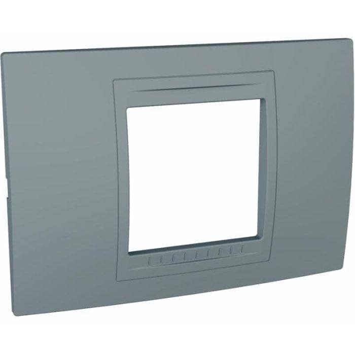 Schneider Electric Unica Allegro, Cover Frame, 2 Module, Technical Grey