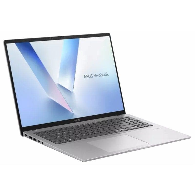 ASUS Vivobook 16 X1607QA-MB155W Laptop, Snapdragon X X1 26 100 Processor, 16 Inch WUXGA Display, 512 GB SSD, 16 GB RAM LPDDR5X, QUALCOMM Adreno Graphics, Win11, Cool Silver - 90NB15Z2-M003T0