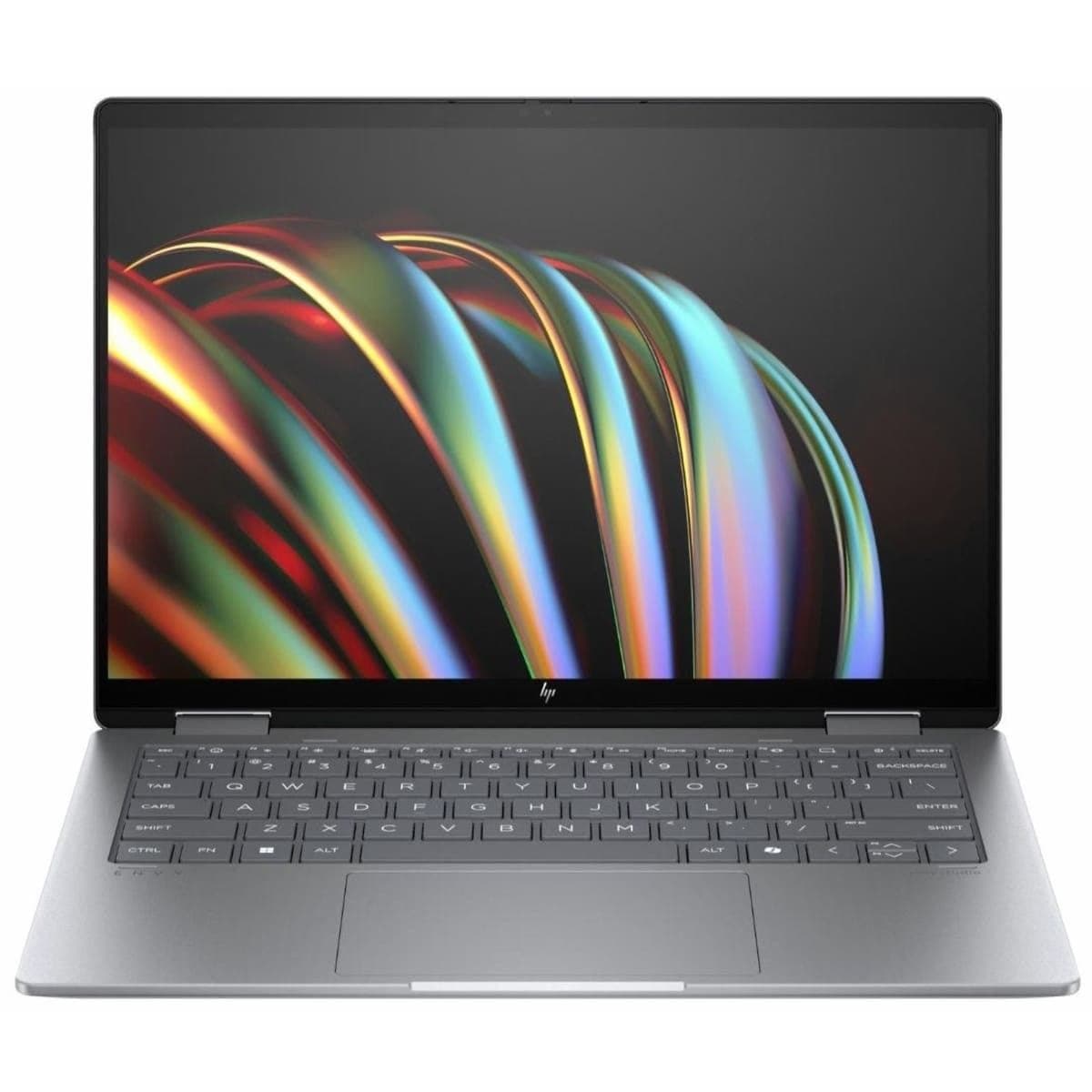 HP Envy x360 14-es1013dx 2 in 1 Laptop, Intel Core 5 120U Processor, 14 Inch FHD Touch Display, 512 GB SSD, 8 GB RAM DDR4, Intel Integrated Graphics Graphics, Win11, Natural Silver - 9R8R2UA