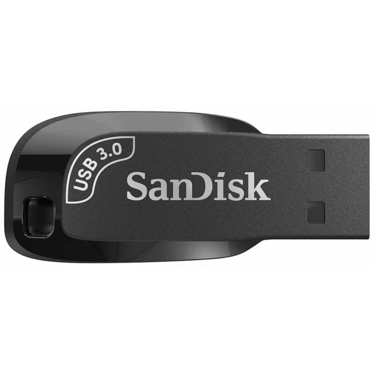 Sandisk Ultra Shift USB 3.0 Flash Drive, 64 GB, Black - SDCZ410-064G-G46