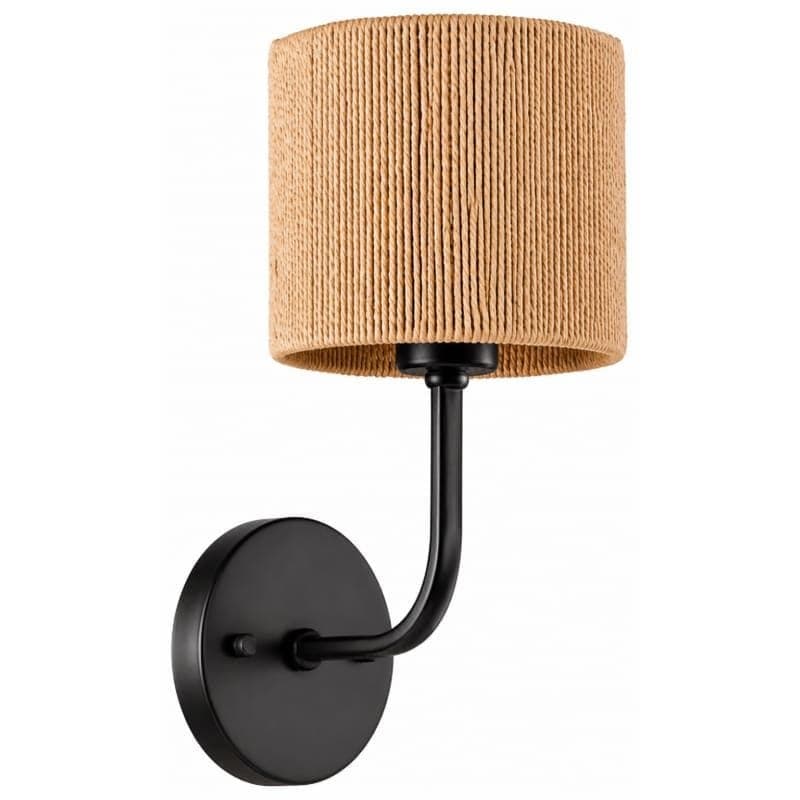 Rustic Wall Applique, 1 Lamp - Black