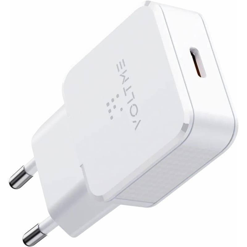 Voltme Revo Lite Ultrathin USB-C Wall Charger, 30 Watt - White
