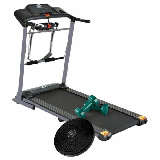 Super Active Multi Function Electric Treadmill, 120 Kg, Black - SA120