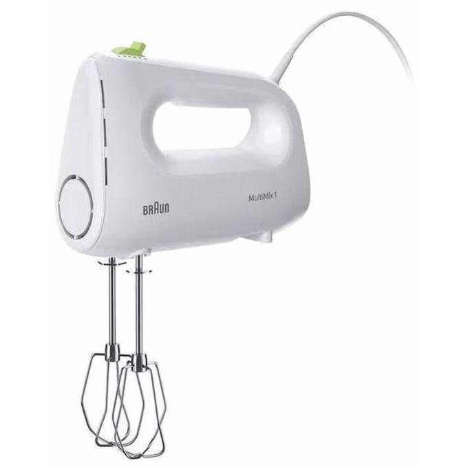 Braun MultiMix 1 Hand Mixer, 450 Watt, White - HM 1100