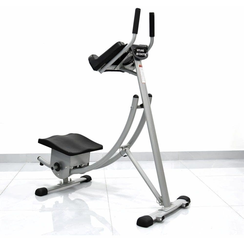 Shark Fit Ab Coaster Machine, Up to 120 kg, Silver - SHAR102