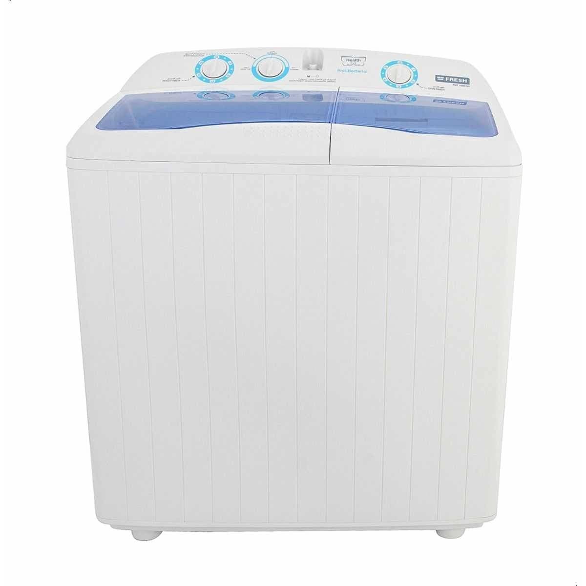 Fresh Jumbo Top Load Half Automatic Washing Machine, 10 kg, White - FWT1000NA
