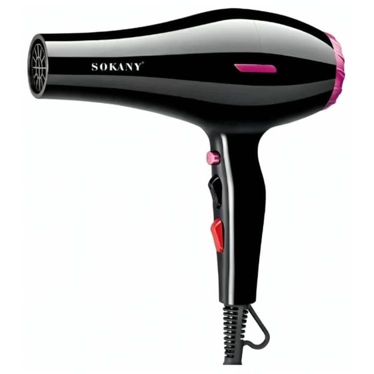 Sokany Hair Dryer, 2400 Watt, Black - SK-14022