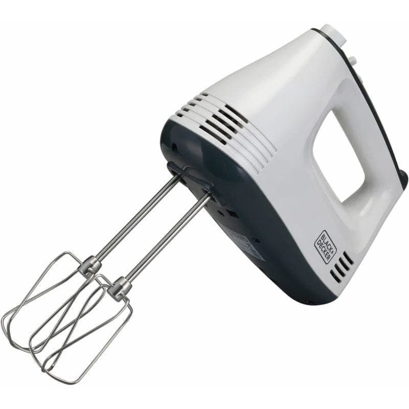 BLACK+DECKER Hand Mixer, 300 Watt, White - M350