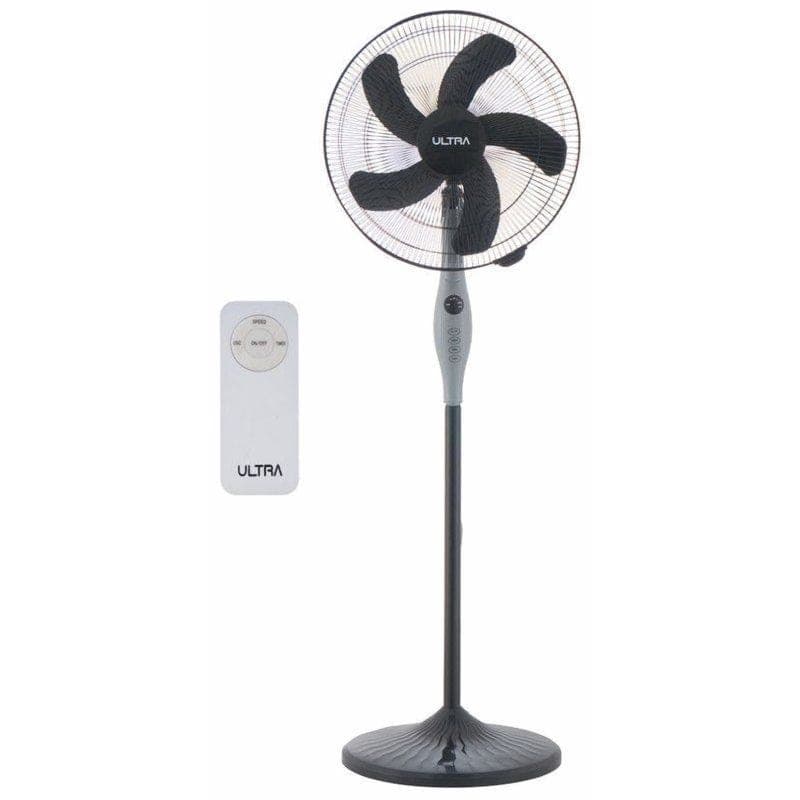 Ultra Stand Fan With Remote Control, 18 Inch, Black Grey - UFS18RE2