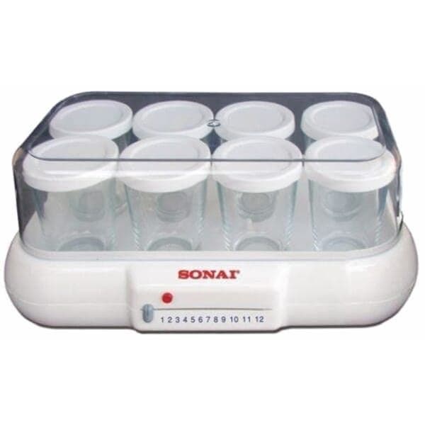 Sonai Yogurt Maker, 8 Cups, White - MAR-1008