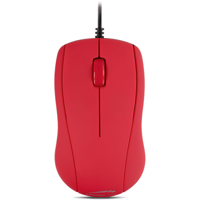 SpeedLink Snappy Wired Mouse, Red - SL-610003-RD