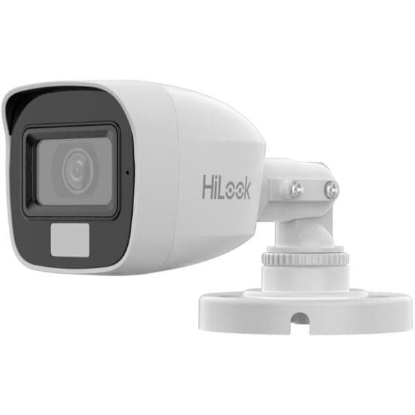 HiLook Fixed Mini Bullet Secutity Camera, 2MP, White - THC-B127-LPS