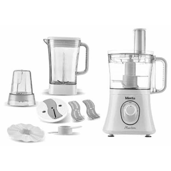 Mienta Phantom Food Processor, 800 Watt, 2 Liter, White - FP141022A