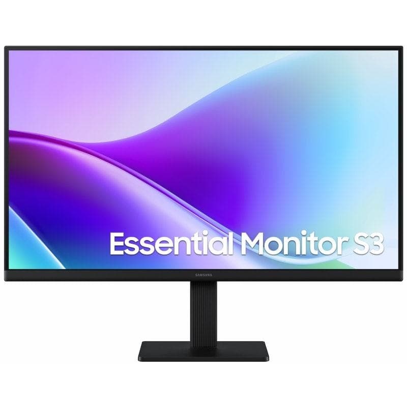 SAMSUNG Essential S3 S32GF 24 Inch FHD IPS Office Monitor, 120Hz - LS24F320GAUXEG