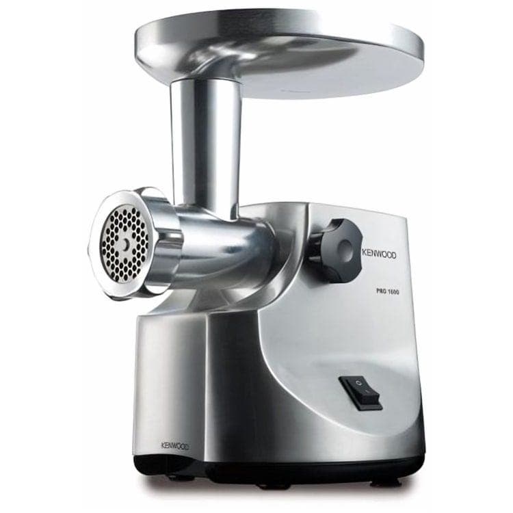 Kenwood Pro 1600 Meat Grinder, 1600 Watt, 2 Kg, Silver Black - MG510 ( International Warranty )