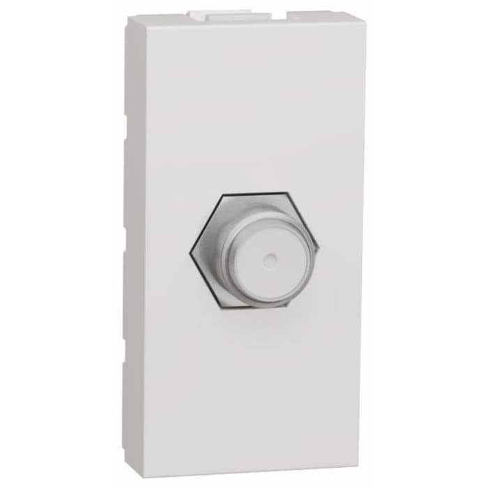 Schneider Electric New Unica TV Socket Mechanism, 1 Module, F-Type, White