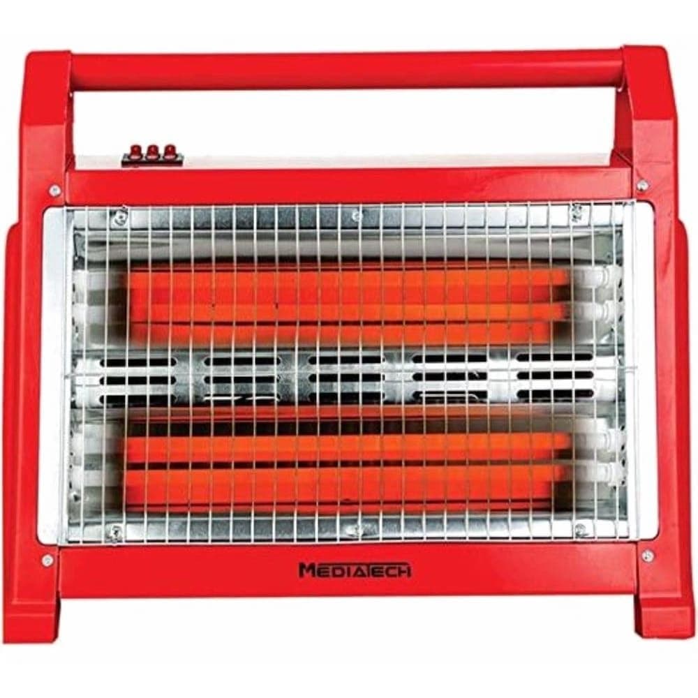 MediaTech Quartz Heater, 1600 Watt, Red - MT-RH10