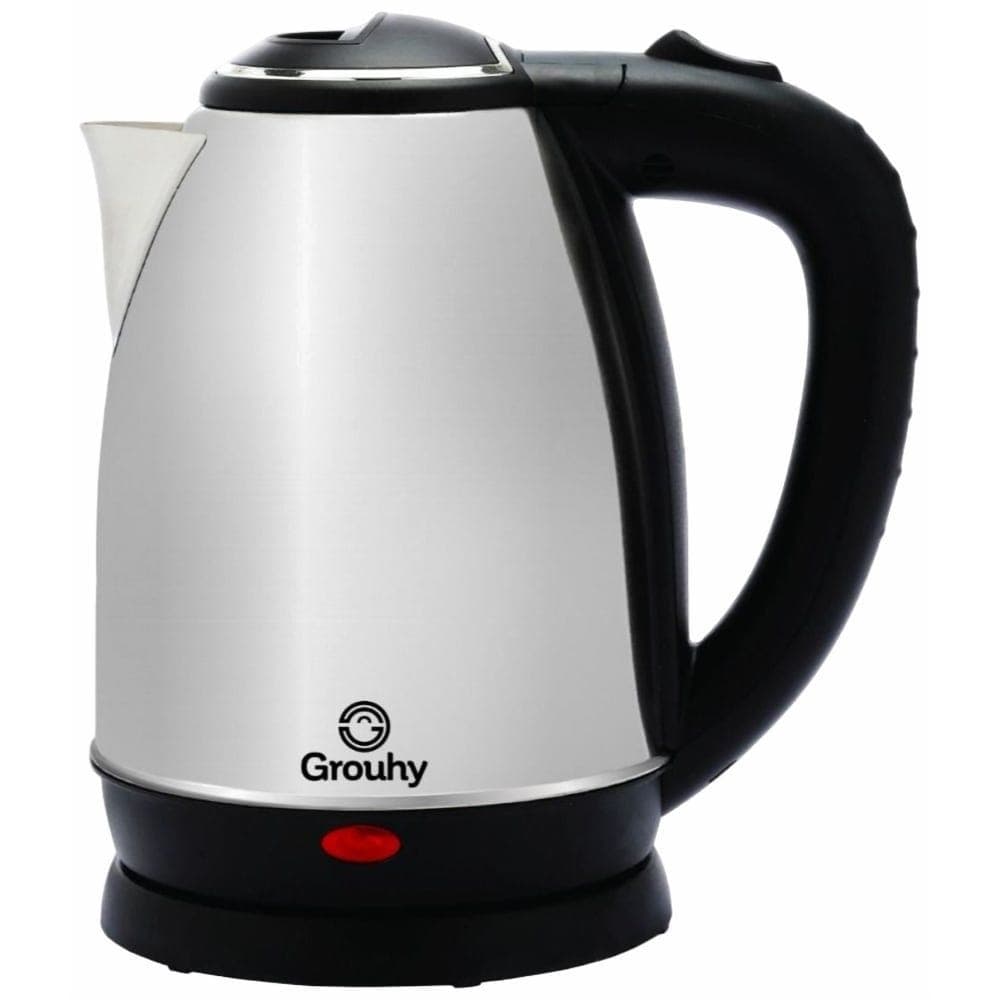 Grouhy Stainless Steel Electric Kettle, 1.8 Liter, 1500 Watt, Stainless Steel - GFL1.8KTSS