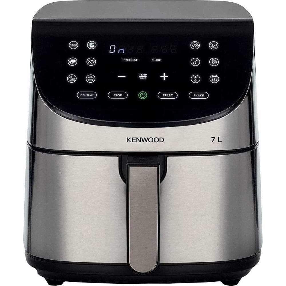 Kenwood Digital Air Fryer, 7 Liter, 1800 Watt, Black Silver - HFM80.000SS ( International Warranty )