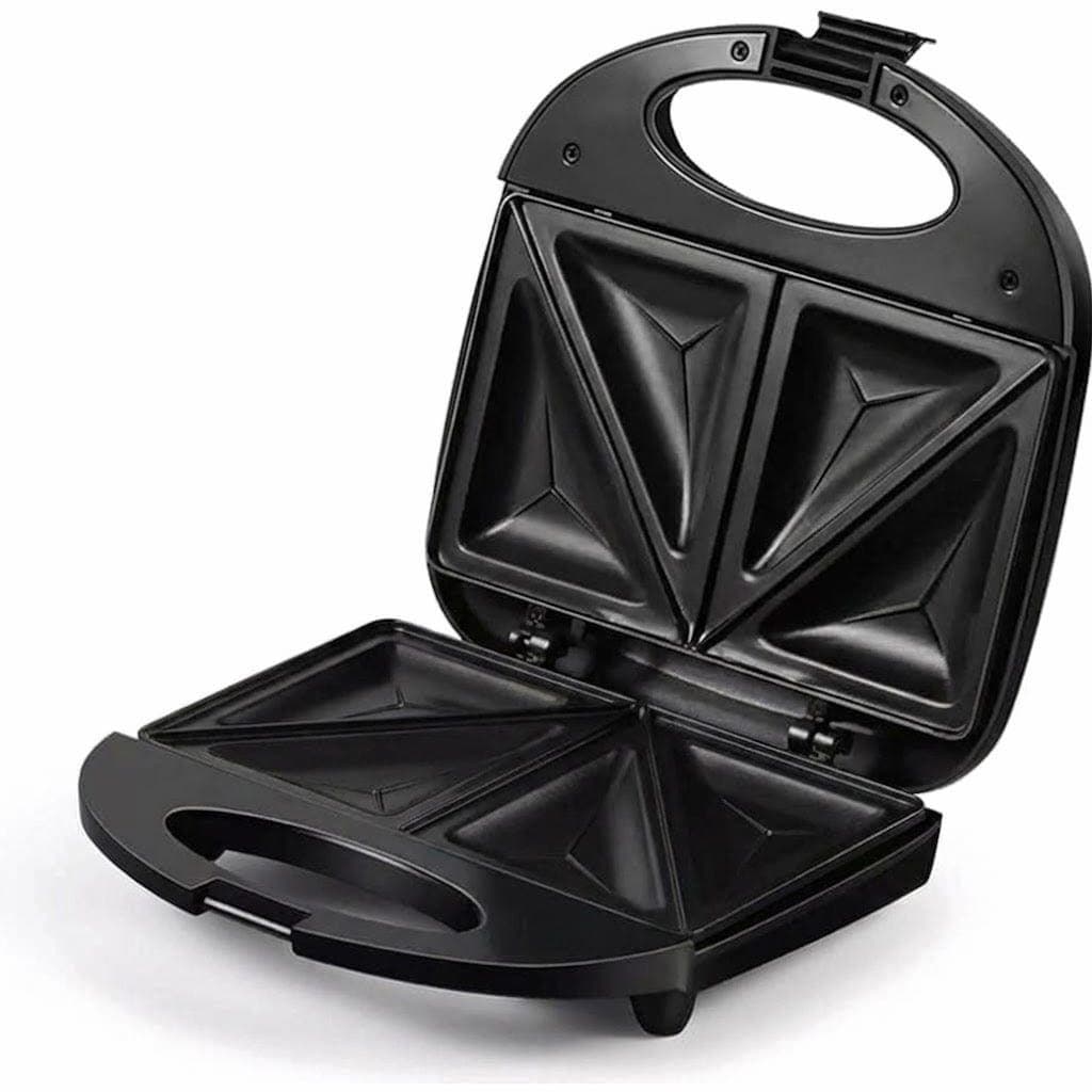 JAMAKY Sandwich Maker, 1000 Watt, 1 Plate, Black - JMK2004
