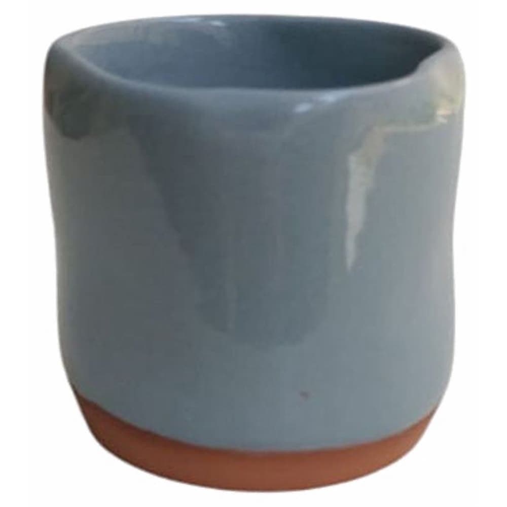 Fengany Glossy Pottery Cup, 60 ml - Sky Blue