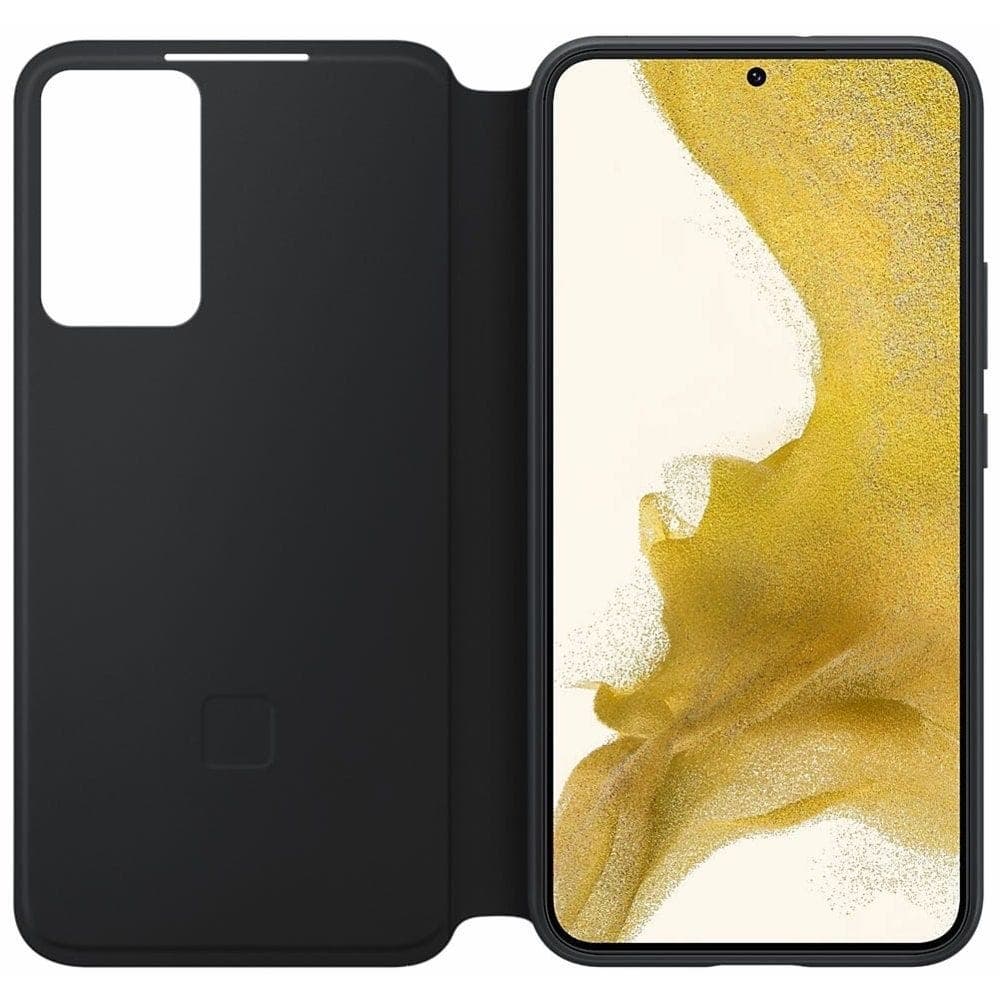 SAMSUNG Smart View Wallet Flip Cover For SAMSUNG Galaxy S22 Plus, Black - EF-ZS906CBEGEW ( International Warranty )